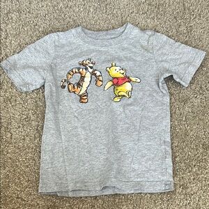 Disney Gray T-Shirt with Tigger and Pooh